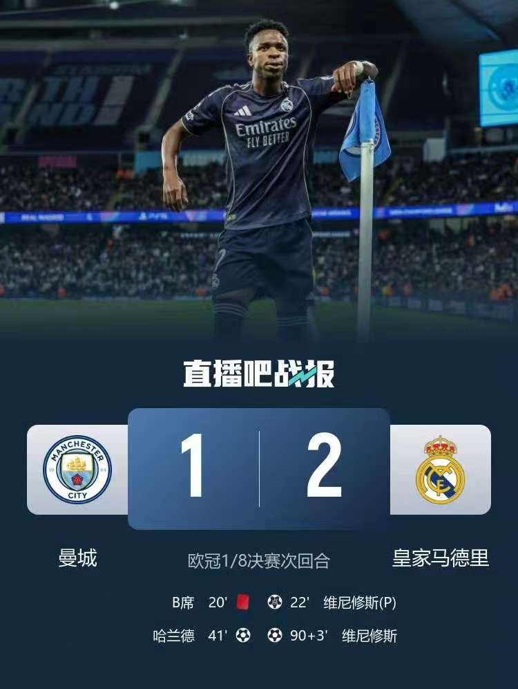 Bílé dresy sestupují, Viniciusovy dva góly ničí sny Manchesteru City